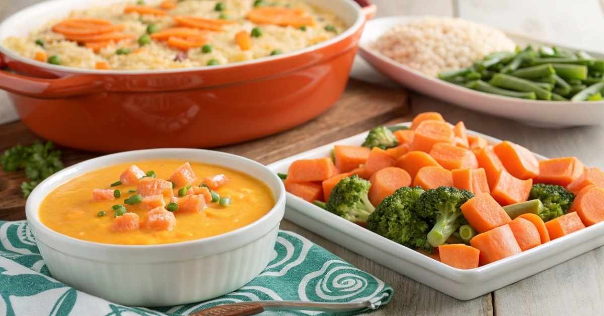 dice carrott frozen recipes for dinner - healthy meal ideas