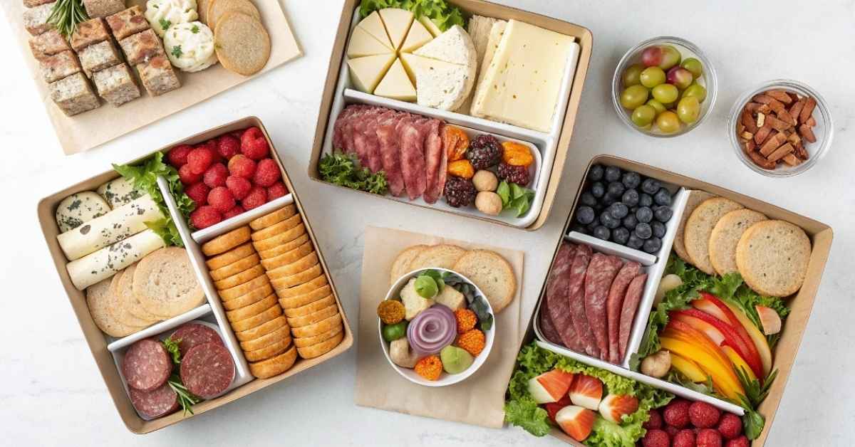 A variety of charcuterie box lunch recipes for every occasion